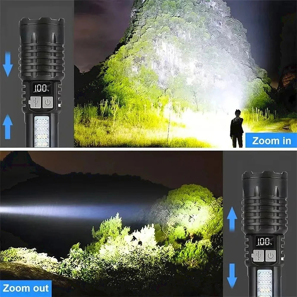 High Power LED Flashlight Powerful TYPE-C Rechargeable from CORVO