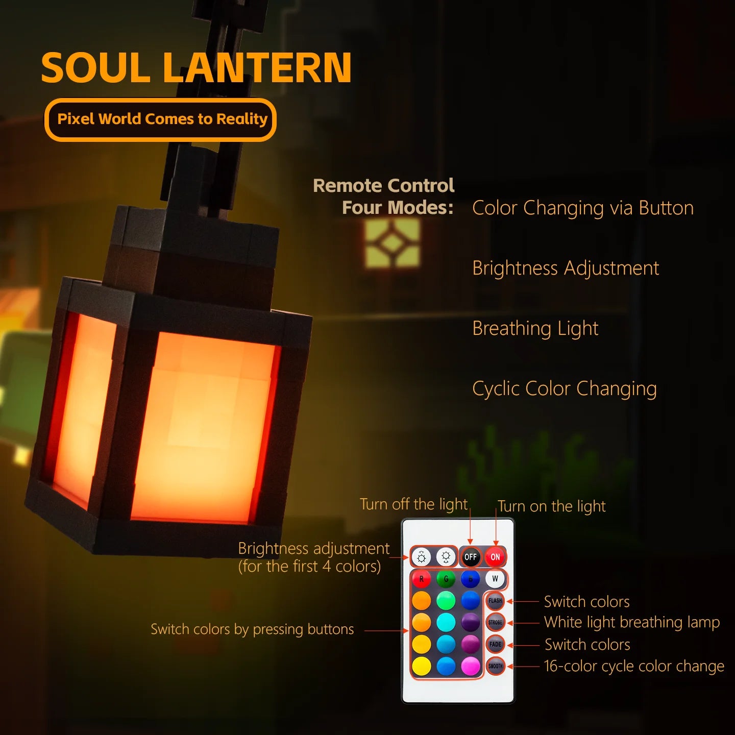 16-Color Pixel Night Lamp From CORVO