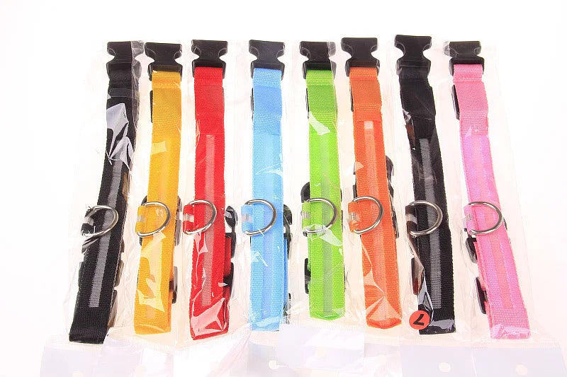 Nylon LED Night Safety Flashing Glow for Dogs from CORVO