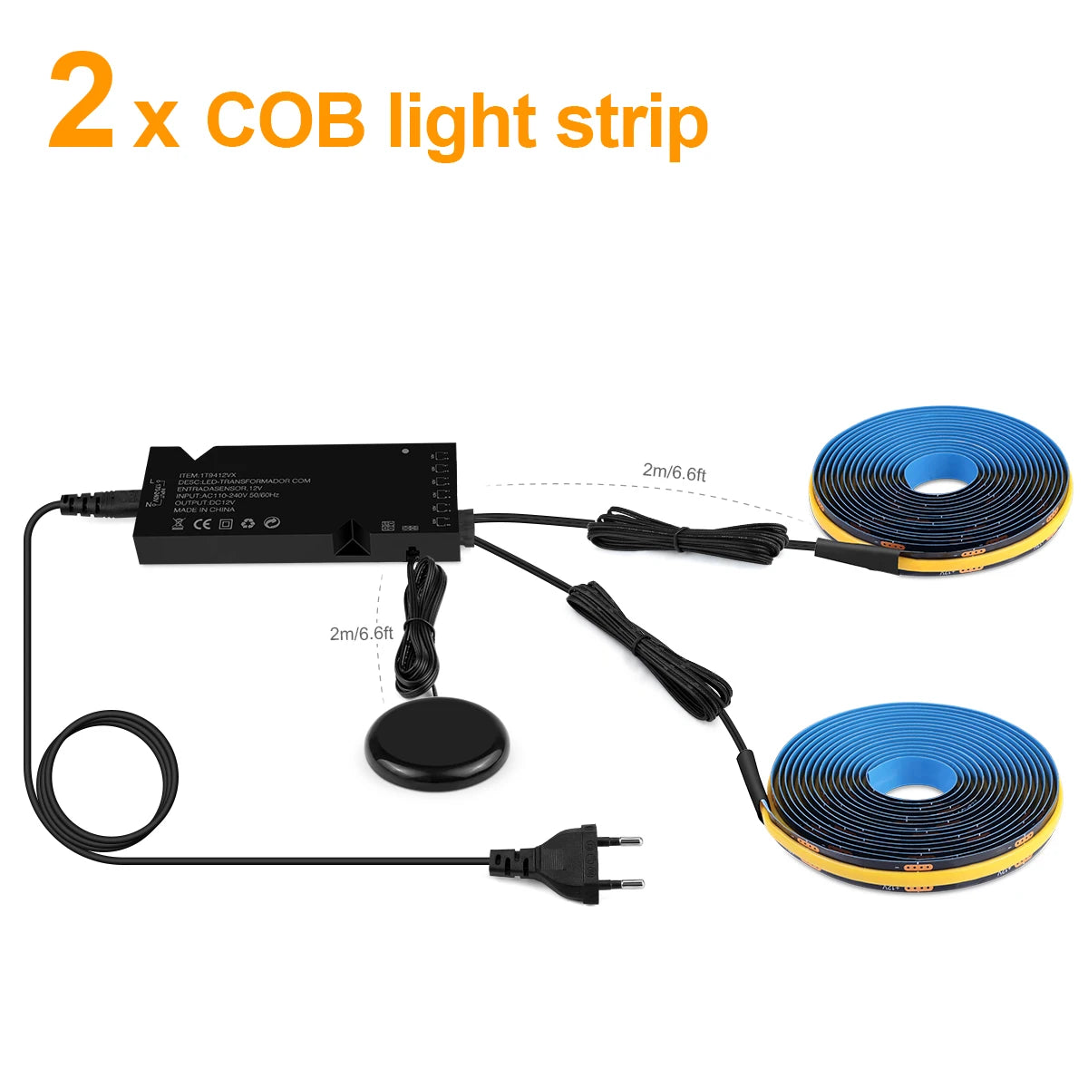 Smart COB LED Touch Strip Light from CORVO