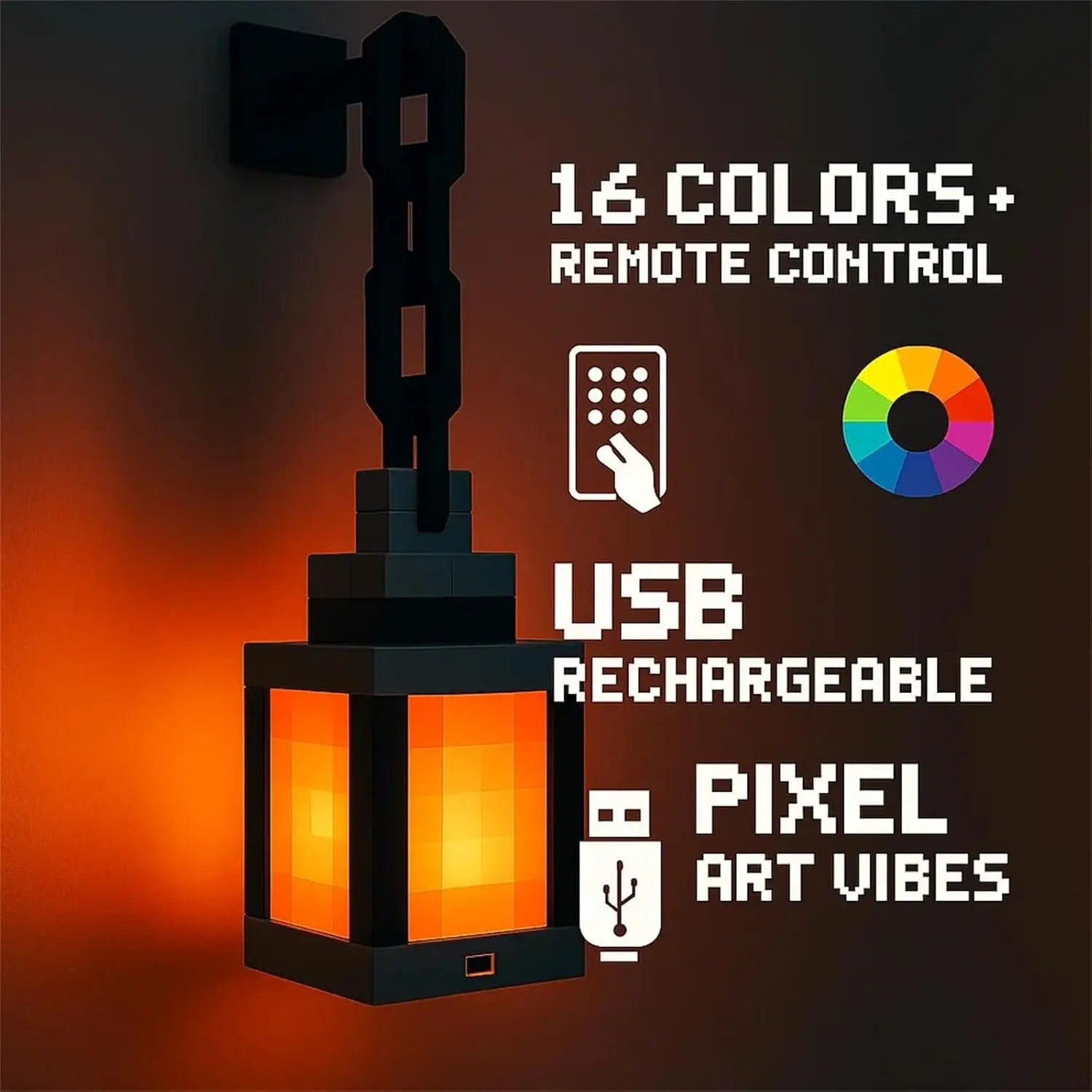 16-Color Pixel Night Lamp From CORVO