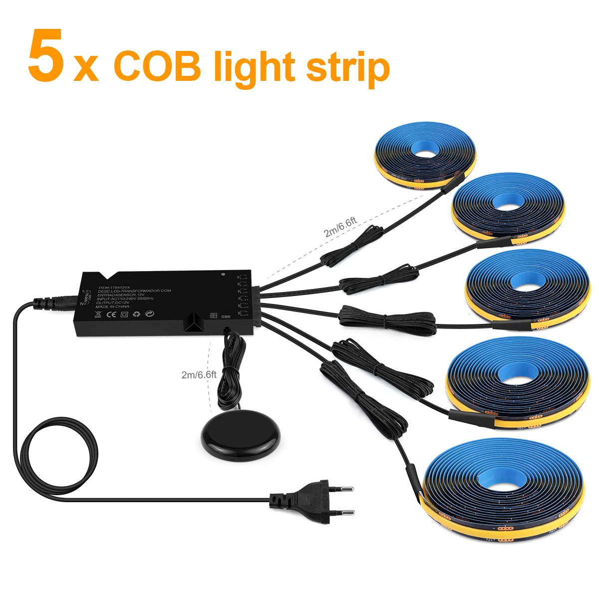 Smart COB LED Touch Strip Light from CORVO