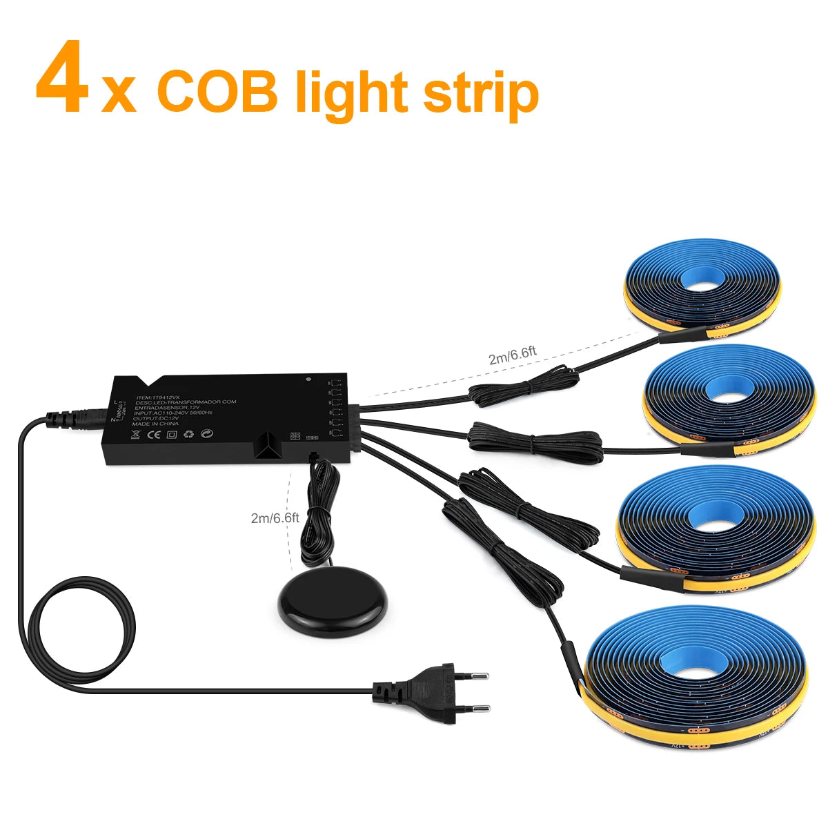 Smart COB LED Touch Strip Light from CORVO