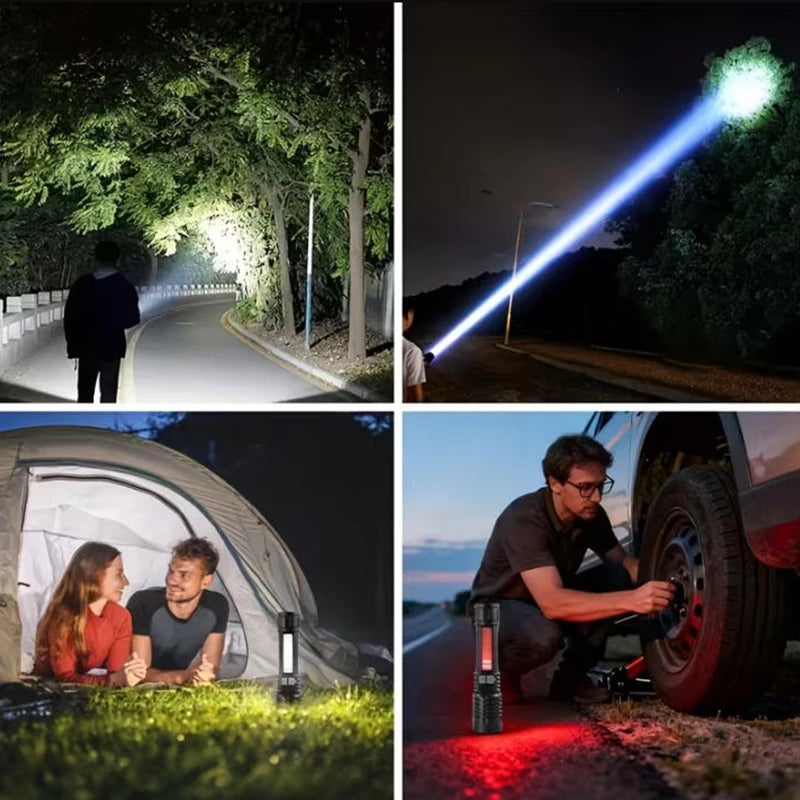 Powerful USB Rechargeable COB Flashlight from CORVO