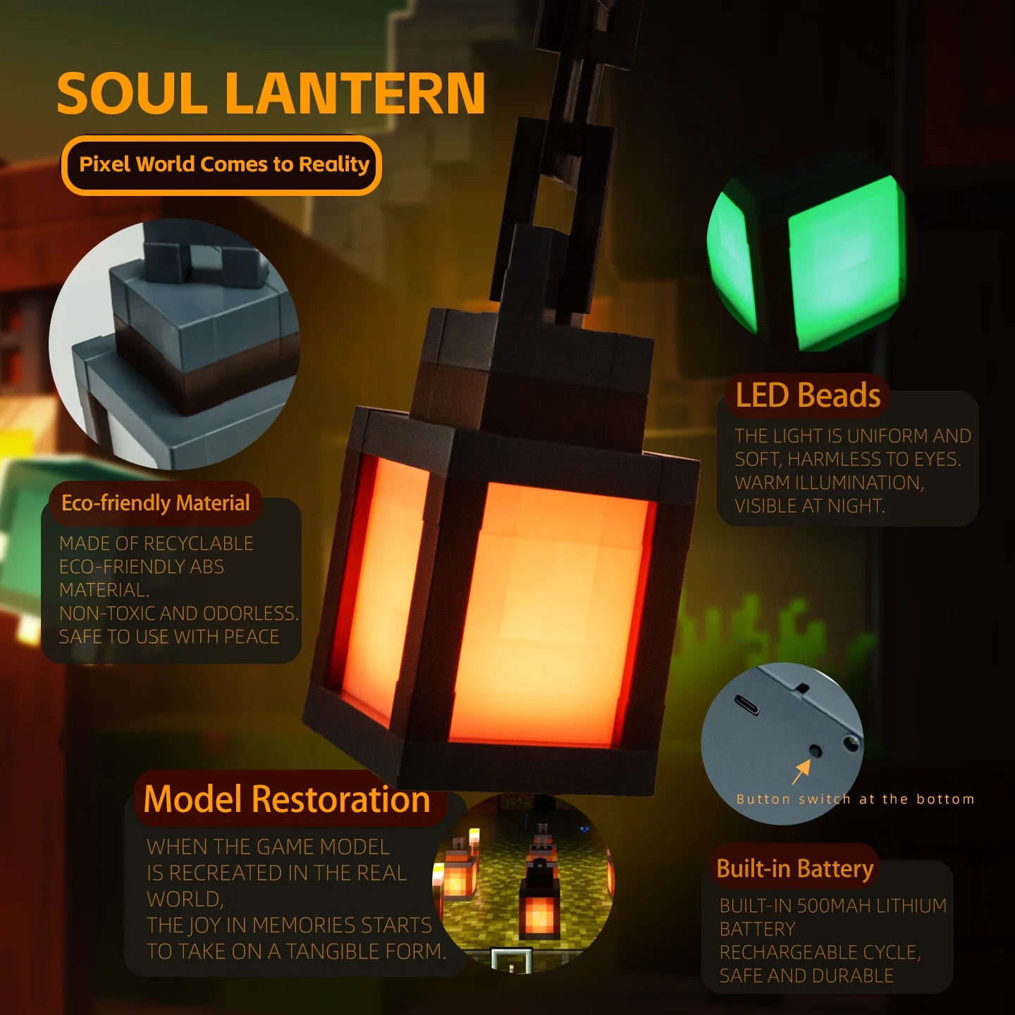 16-Color Pixel Night Lamp From CORVO