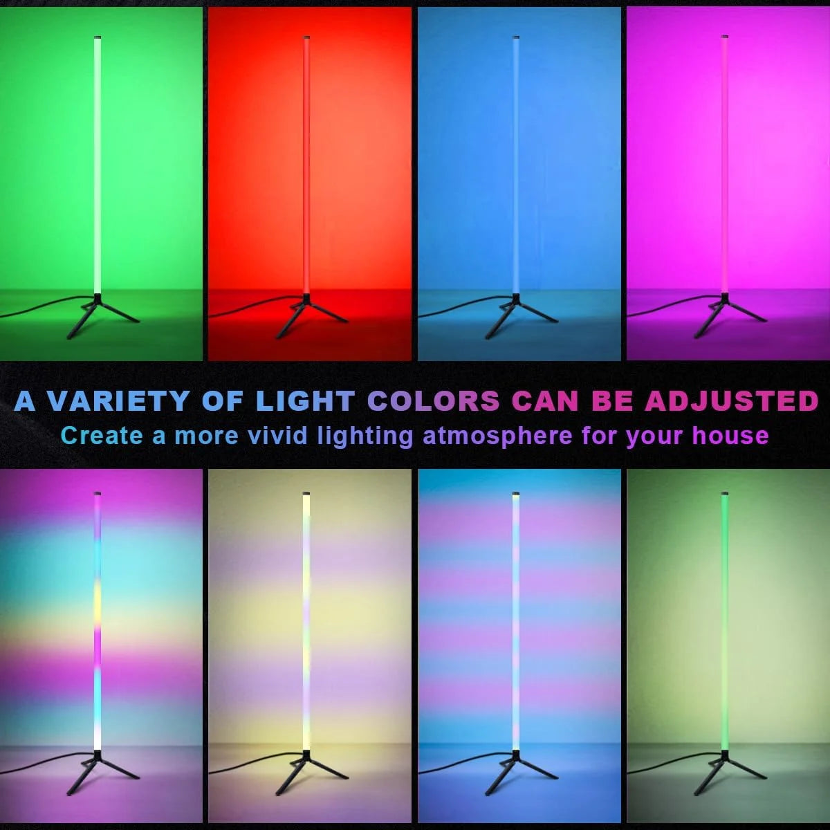 Smart RGB Corner Floor Lamp From CORVO