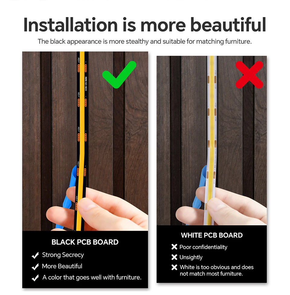 Smart COB LED Touch Strip Light from CORVO