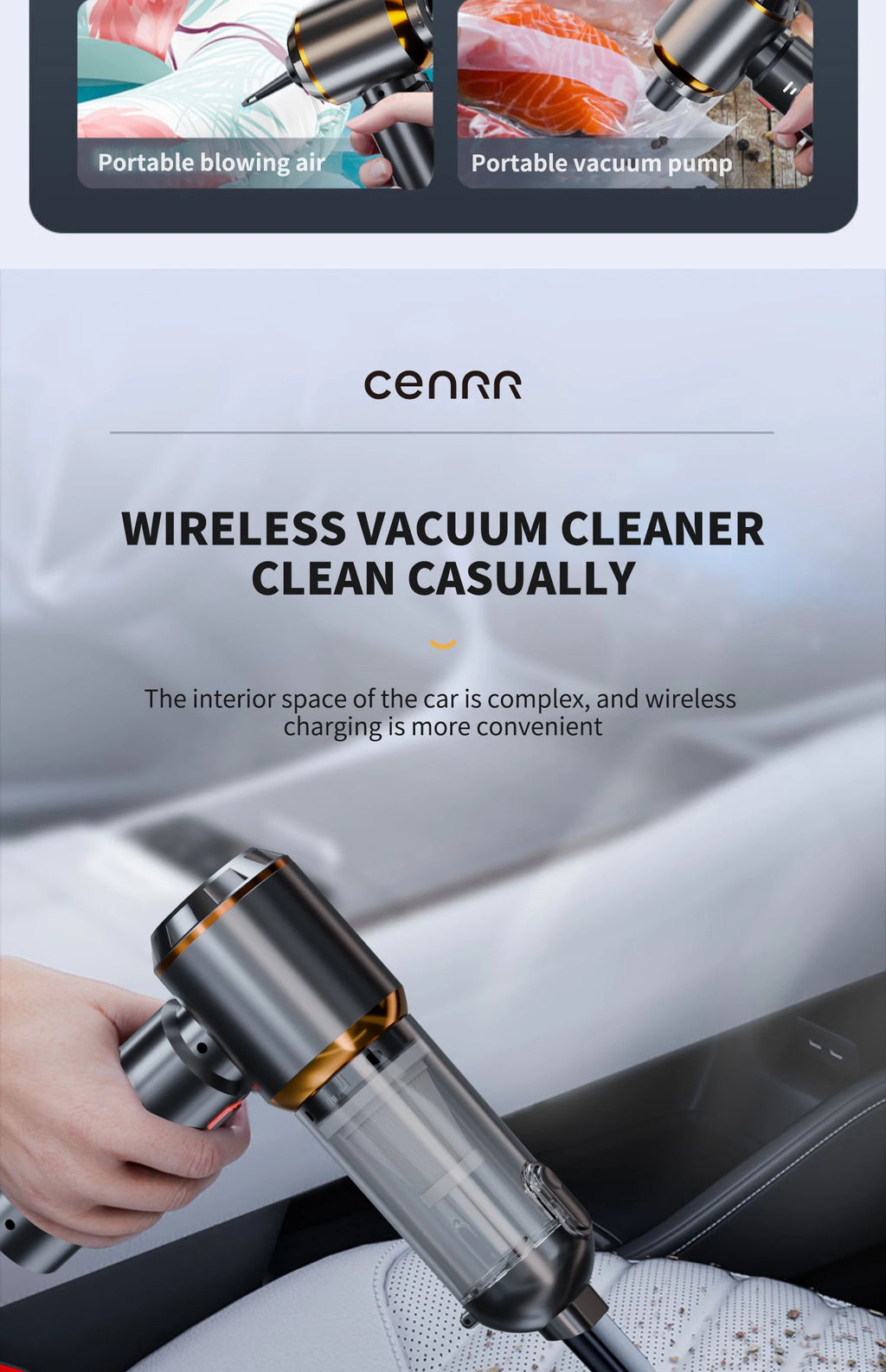 Mini portable Vacuum & Blower from CORVO