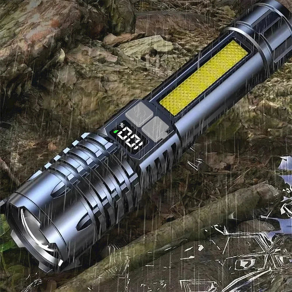 High Power LED Flashlight Powerful TYPE-C Rechargeable from CORVO