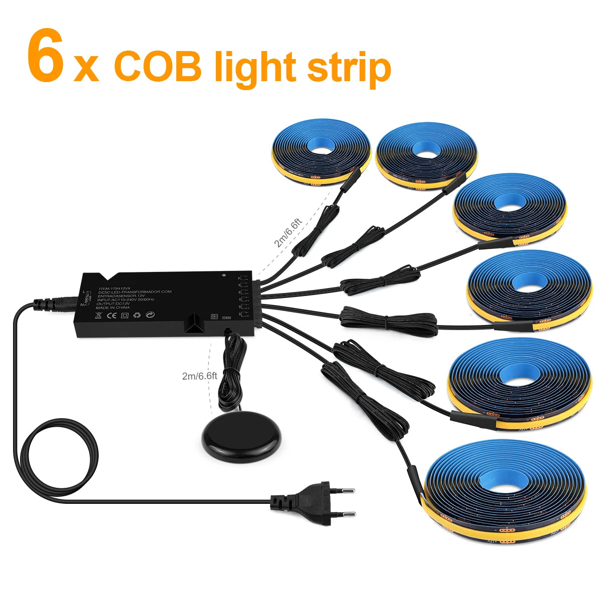 Smart COB LED Touch Strip Light from CORVO